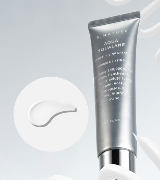 S. NATURE Aqua Squalane Moisturizing Cream 60mL Double Pack Limited Set