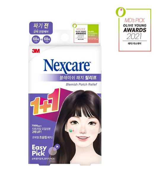 Nexcare Easypick Blemish Patch Relief - 2 for 1 (Total of 136 Patches)
