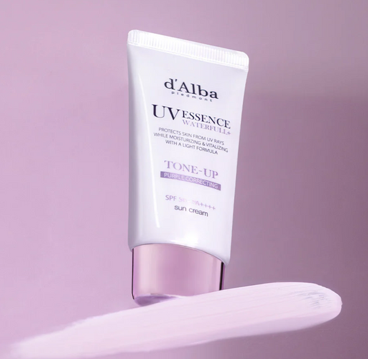 d’Alba Waterfull Purple Tone-Up Sunscreen SPF50 PA++++ | 50ml + 50ml (2 FOR 1 DEAL)