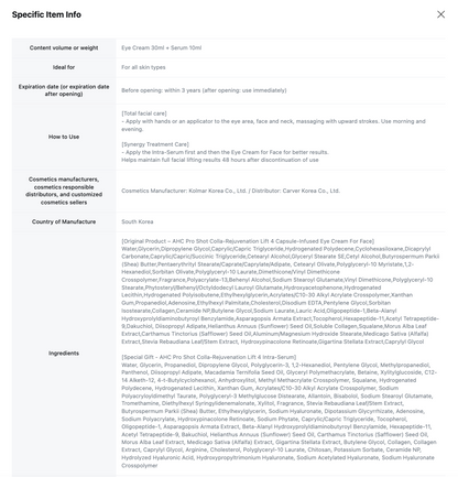 AHC Pro Shot Eye Cream For Face 30ml (+ 1x FREE 10ml Serum)