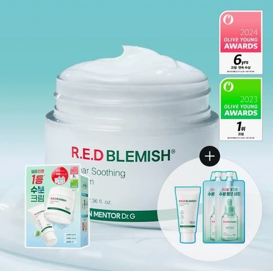 Dr.G Red Blemish Clear Soothing Cream 70ml Set (+30ml+Serum 20ml)